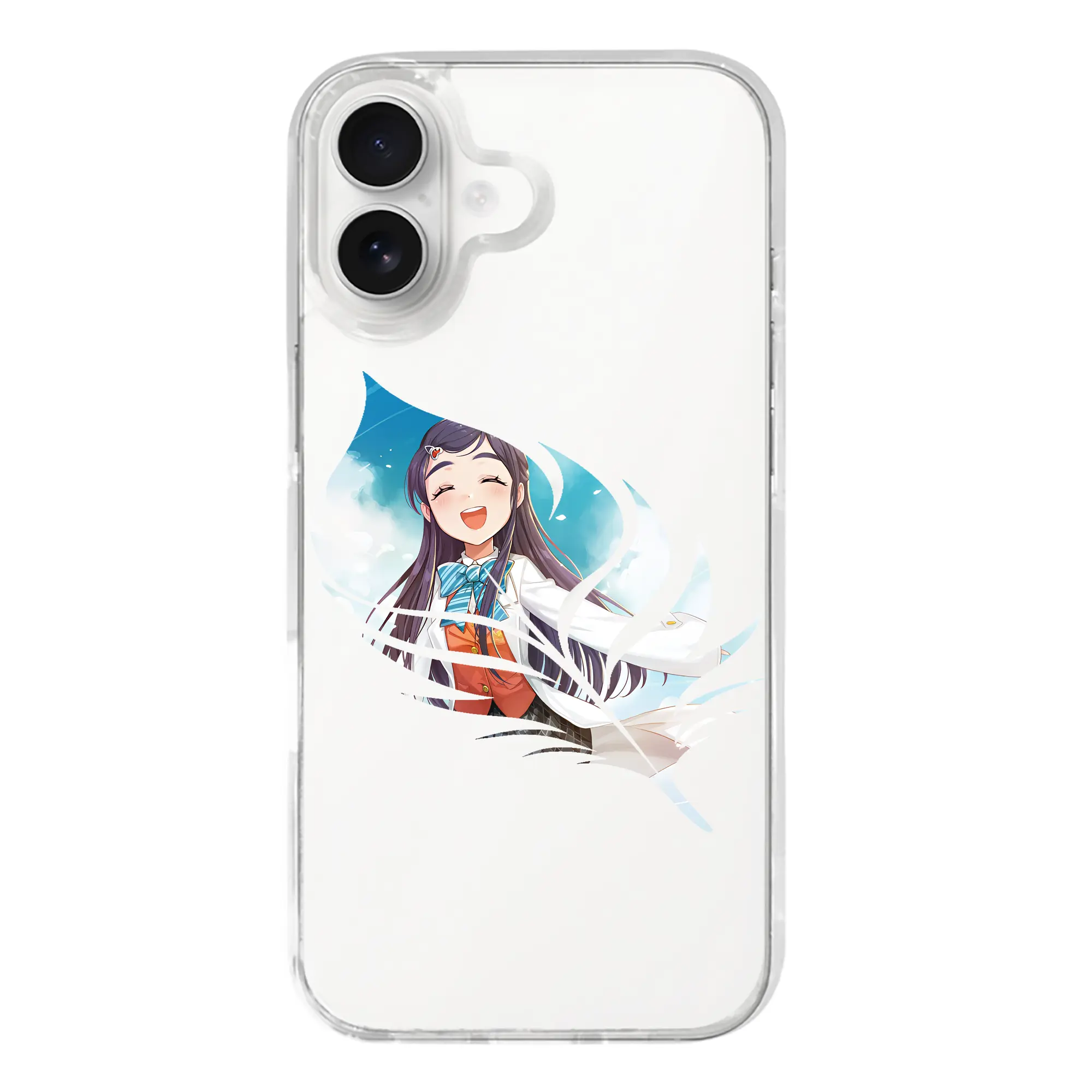 プリキュア グッズ,雪城ほのか - iPhone 17シリーズ 透明スマホケース – 薄型・耐衝撃・精密フィット保護カバー